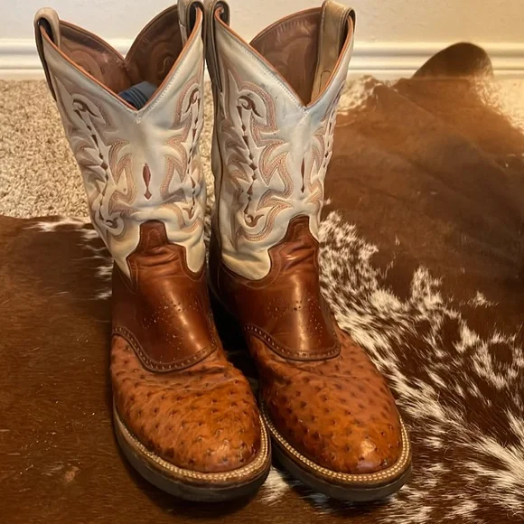 Vintage Tony Lama Ostrich Boots size 12D Tony Lama | Shoes | Tony Lama Vintage Cy97 Wingtip Ostrich  main image 4